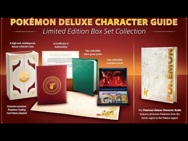 Pokémon Deluxe Character Guide Box Set is ACTUALLY Worth $199.99?!