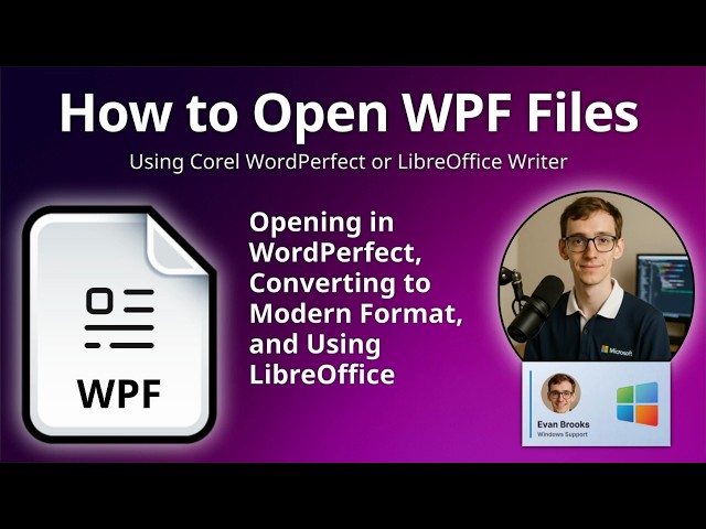 How to Open WPF Files (WordPerfect Form)