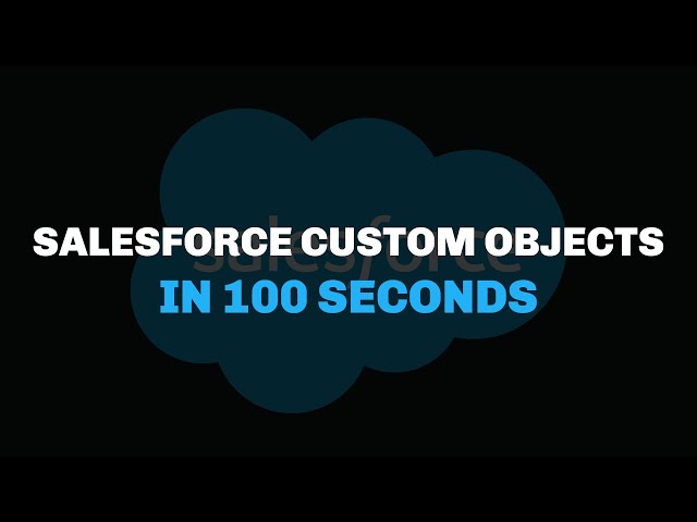Salesforce Custom Objects in 100 Seconds