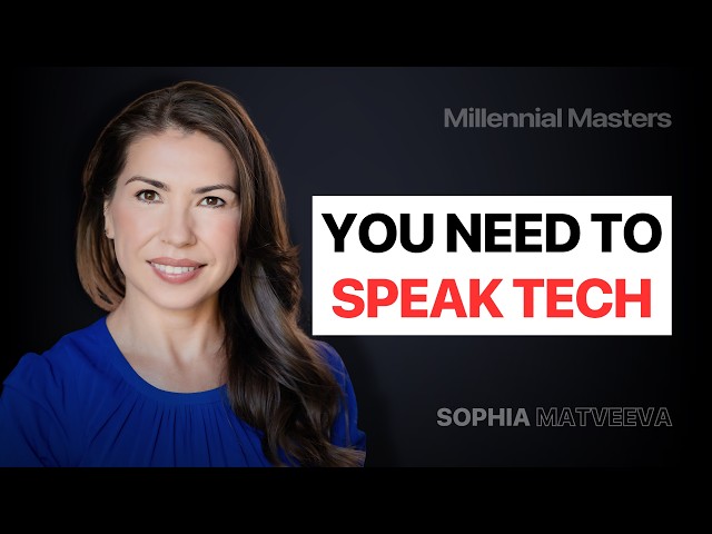 You don’t need to code to build a tech company | Sophia Matveeva