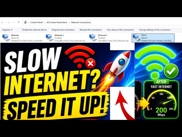 How To Speed Up Any Internet Connection on Windows 11 & 10 PC | 10 Easy Tricks