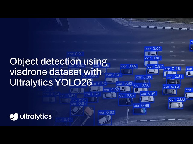 How to train Ultralytics YOLO26 on the VisDrone Dataset using the Ultralytics Platform | Vision AI 🚁