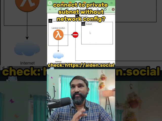 Tamil - Connecting an AWS Lambda function to a VPC #awscertification #awslambda