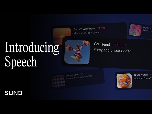 Introducing Speech (Beta) on Suno: Voiceovers, Stories & More!