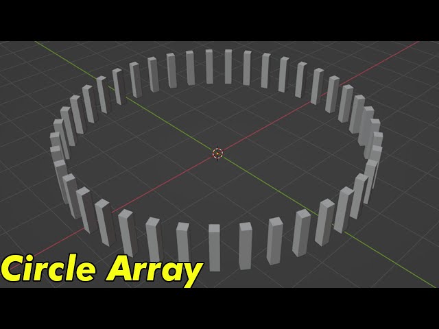 How To Make A Circle Array | Blender Tips