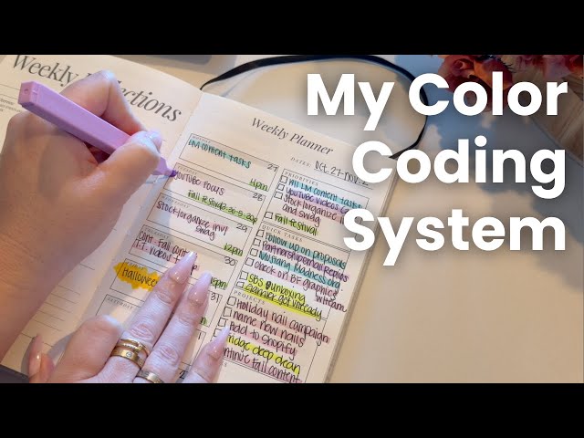 My Color Coding System Explained | How I Organize My Life + Businesses with Color