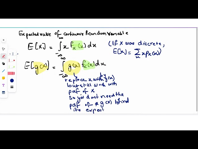 Finding Expected Value of Continuous Random Variable | Part 1