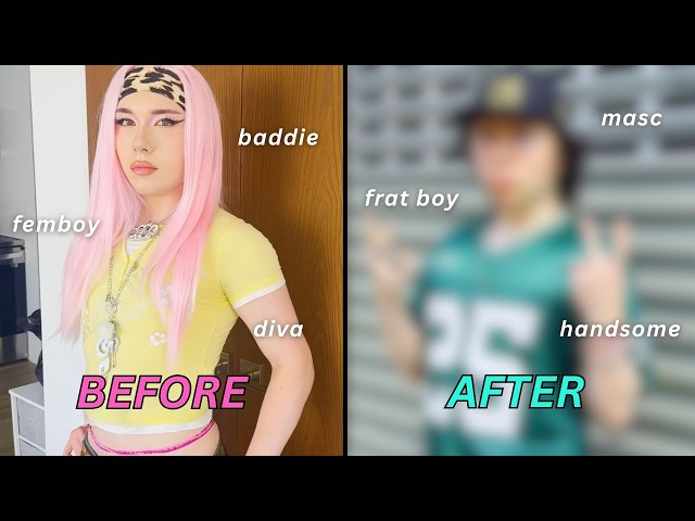 Can This Femboy Look Like A Man? | TRANSFORMED