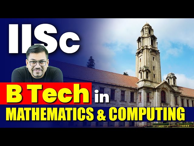 IISc B Tech in Mathematics & Computing | Harsh Sir | Vedantu JEE Made Ejee