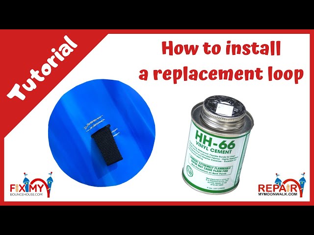 How To Replace A Hose Loop On Inflatable Water Slide