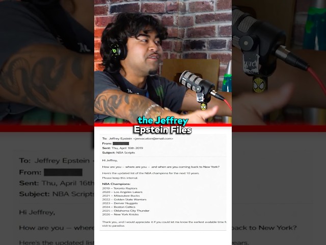 NBA FINALS PREDICTIONS IN THE EPSTEIN FILES 😱 EP.289 @jumpersjump