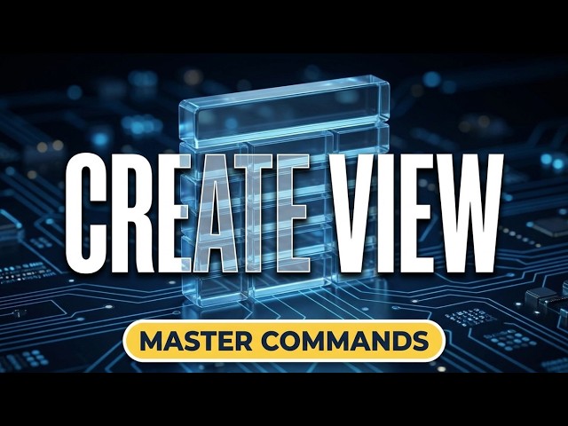 SQL Create View Tutorial for Beginners | Virtual Tables