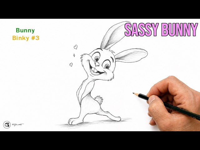 How to Draw a Sassy Bunny 🐰 | Binky Bunny #5
