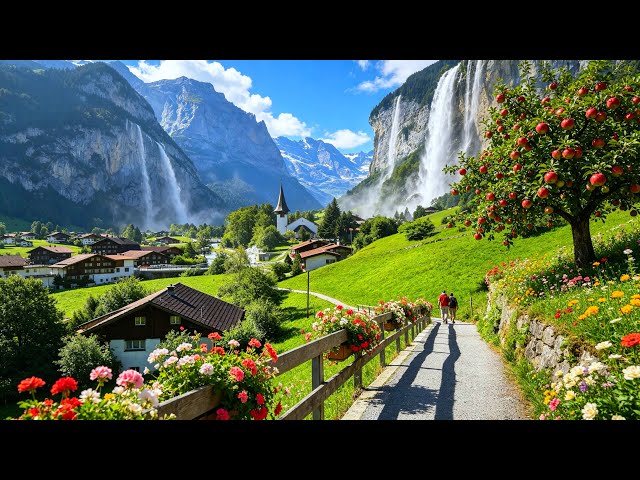 Lauterbrunnen Most Beautiful Village In Switzerland🇨🇭Swiss Valley 
