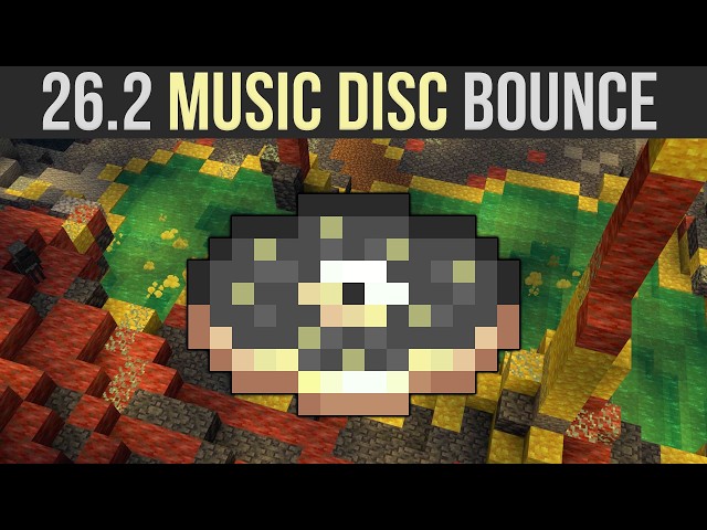 "Bounce" New Music Disc for Minecraft 26.2