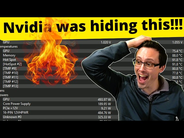 HUGE UPDATE! How to monitor Hotspot temp on RTX 50 Series GPUs!!!