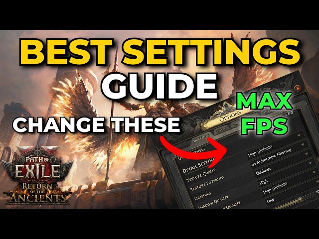 Path of Exile 2 0.5.0 BEST Graphics Settings for MAX FPS