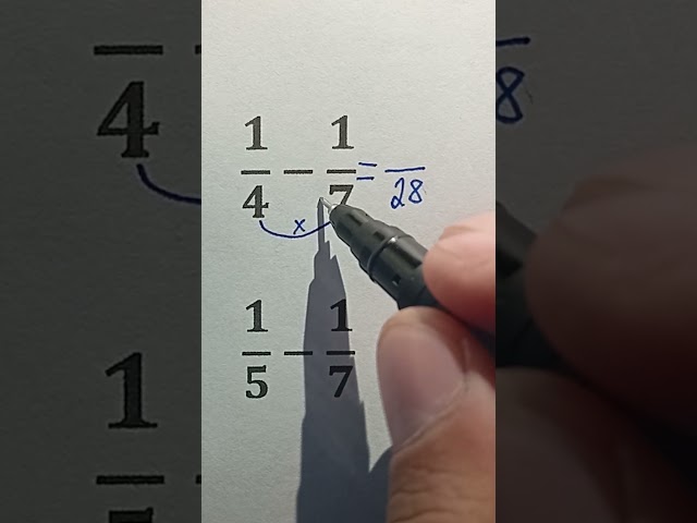 99% Don’t Know This Fraction Subtraction Trick #mathtrick #math #mathematica #mathematics #education