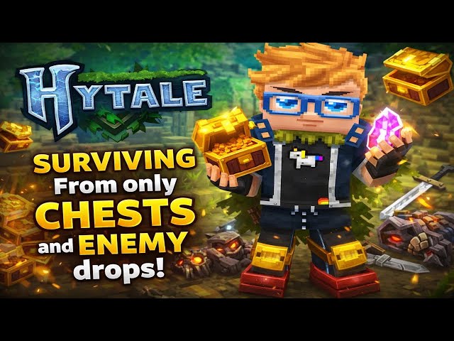 Hytale Series Episode 1 -  Intro into Chest Loot & Emeny Drops Only