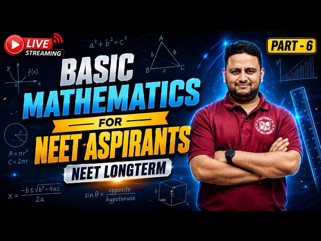 Basic Maths for NEET Students Part 6  | Must Learn Before Starting NEET Preparation