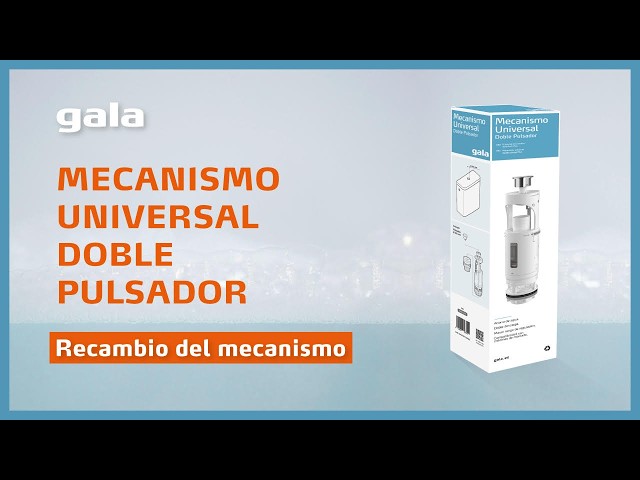 Mecanismo Universal Doble Pulsador. Vídeo  de recambio del mecanismo.