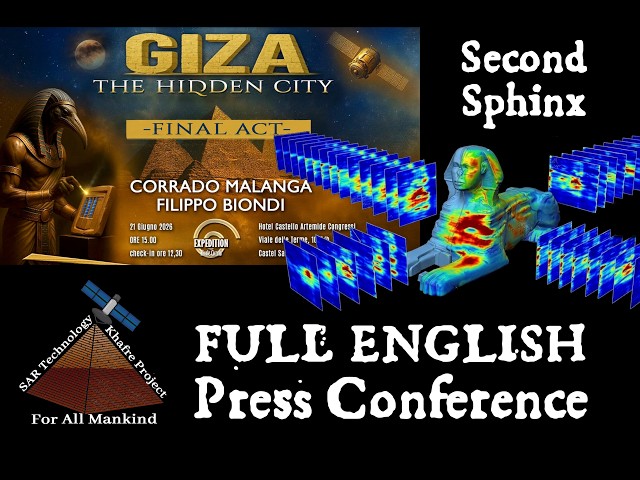 GIZA: THE HIDDEN CITY Final Act (ENGLISH version of 'Second Sphinx' full press conference, Bologna)