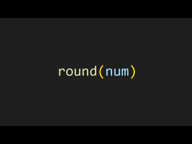Recreating the round function from scratch in js