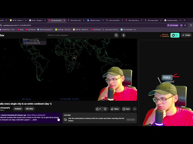 learning literally every single city in an entire continent (day 1)