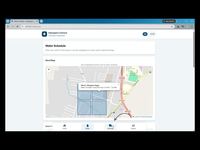 Kopargaon Connect: Smart Civic App with AI Triage & Live Tracking | Hackathon Demo