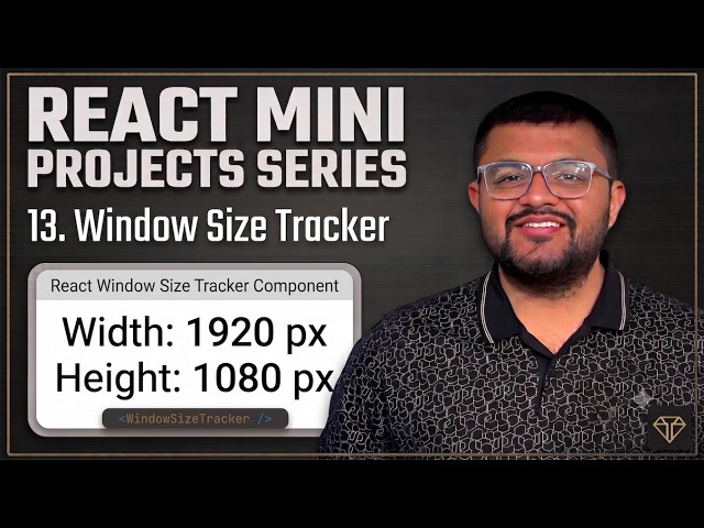 How To Create A Window Size Tracker / Detector In React Typescript Tailwindcss useEffect setTimeout