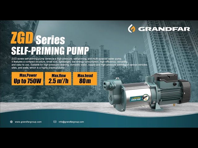 💧 Elevate Efficiency with GRANDFAR’s ZGD Self-Priming Screw Pump! ⚙️
