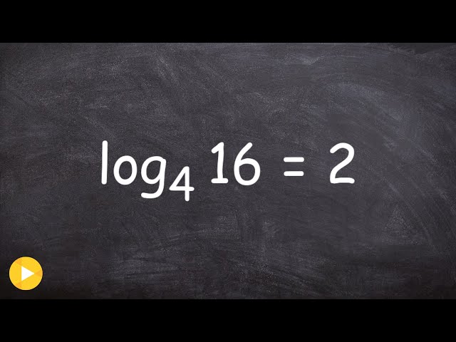 How to convert between logarithmic form and exponential