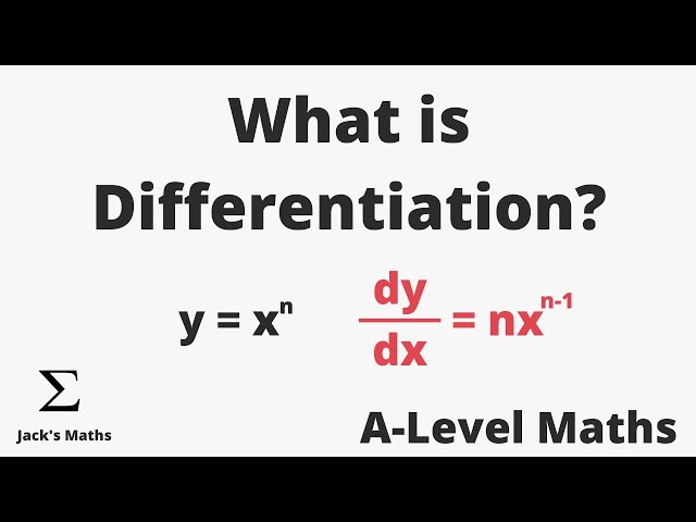 What is Differentiation | A-Level Maths