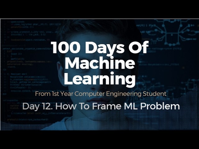 How To Frame Machine Learning Problem