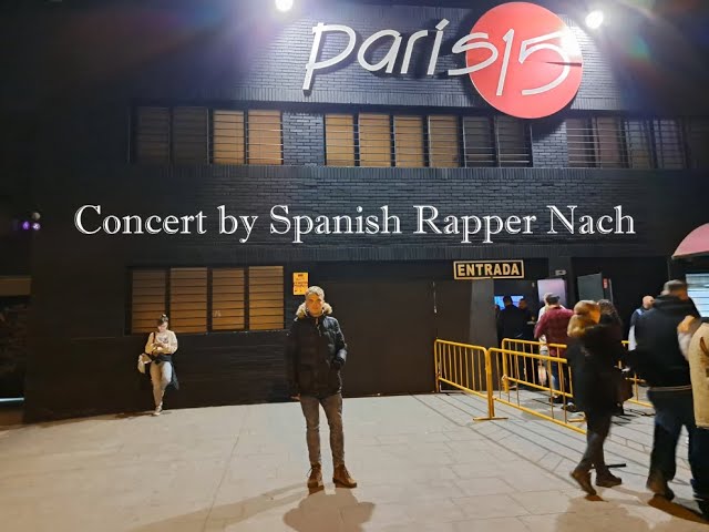 Concert by Spanish Rapper Nach || Malaga, Sala Paris 15