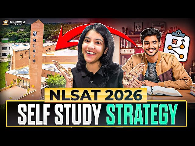 NLSAT 2026: Complete Self Study Guide 📚 Best Books, Free Resources & Timetable