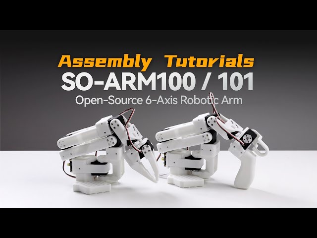 【Assembly Tutorial】Waveshare SO-ARM100/101 Kit,Open-Source Ai Robot Arm #LeRobot #huggingface