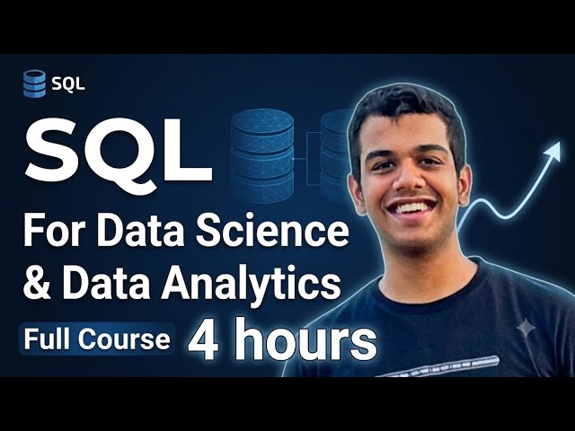 Complete SQL course for data science and data analytics in Hindi | One shot SQL
