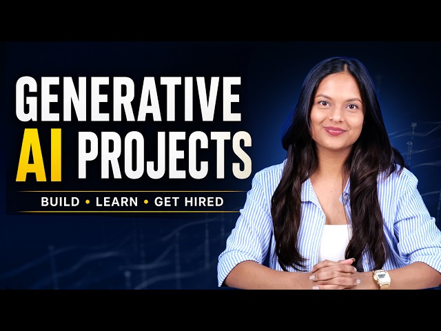 Gen AI Projects to Get Hired in 2026 | Top Portfolio Projects | Intellipaat