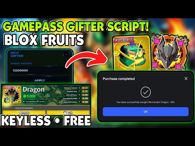 [NEW🐲] GamePass Gifter Script Blox Fruits Script! 🔥 | NO KEY • UNDETECTED • OVERPOWERED