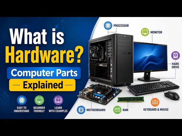 What is Hardware? Computer Parts Explained