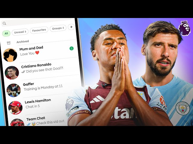 We Asked Our Premier League Players About Their Group Chats 👀