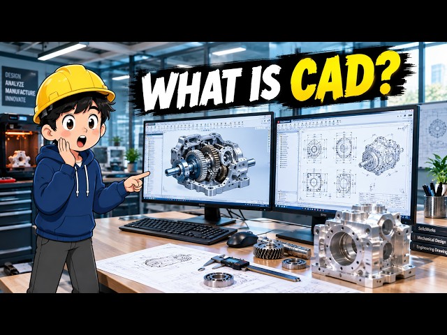 What Is CAD? 🤯 How Engineers Turn Ideas Into Real Machines