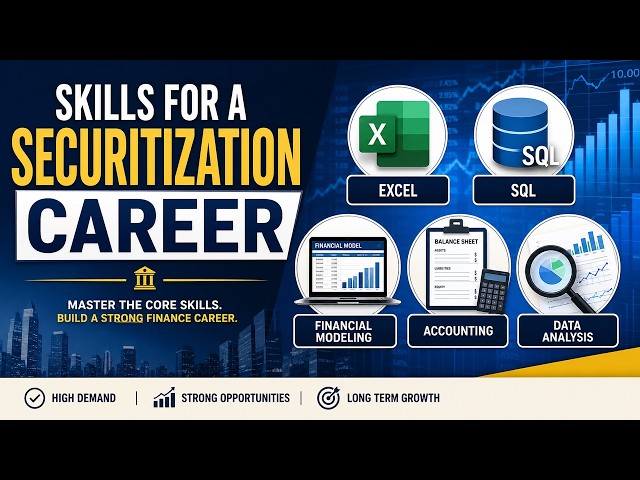 Skills for a Securitization Career: Excel, SQL, Financial Modeling, Accounting and Data Analysis