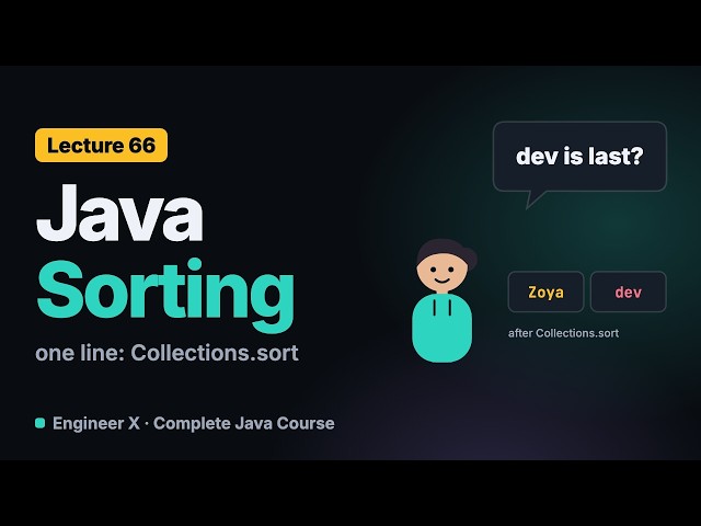 How to Sort a List in Java: Collections.sort and Natural Order Explained | Java Course L66