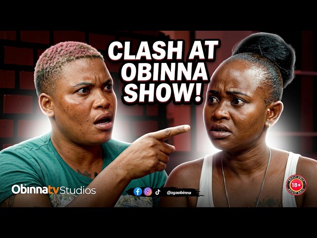 Drama as Marion Naipei, Manzi wa Mombasa and friends Clash at  Obinna show live