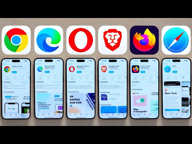 MEJOR Navegador para Android y Windows 11🤓 Brave vs Firefox vs Chrome vs Edge vs Opera vs Safari.