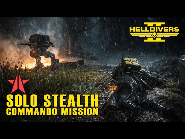 Helldivers 2 – Solo New Commando Mission | Stealth Is REAL | Deathless | Full Clear | Max Difficulty