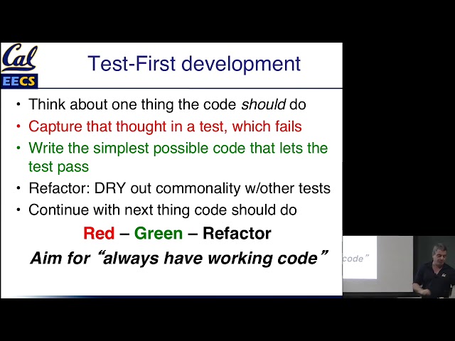 8.1 — FIRST, TDD, and Red–Green–Refactor