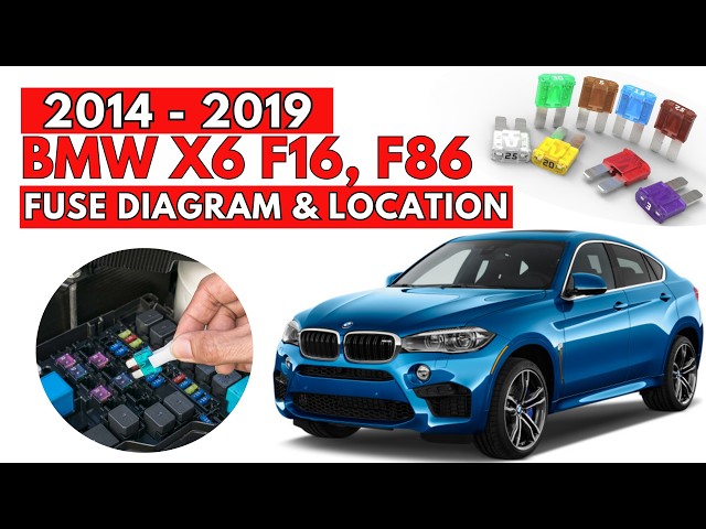 BMW X6 F16, F86 (2014-2019) Fuse Box Location & Diagrams User Guide